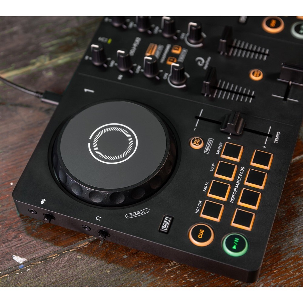 AlphaTheta DDJ-FLX2 Compact Beginner 2-Channel Serato rekordbox DJ Controller