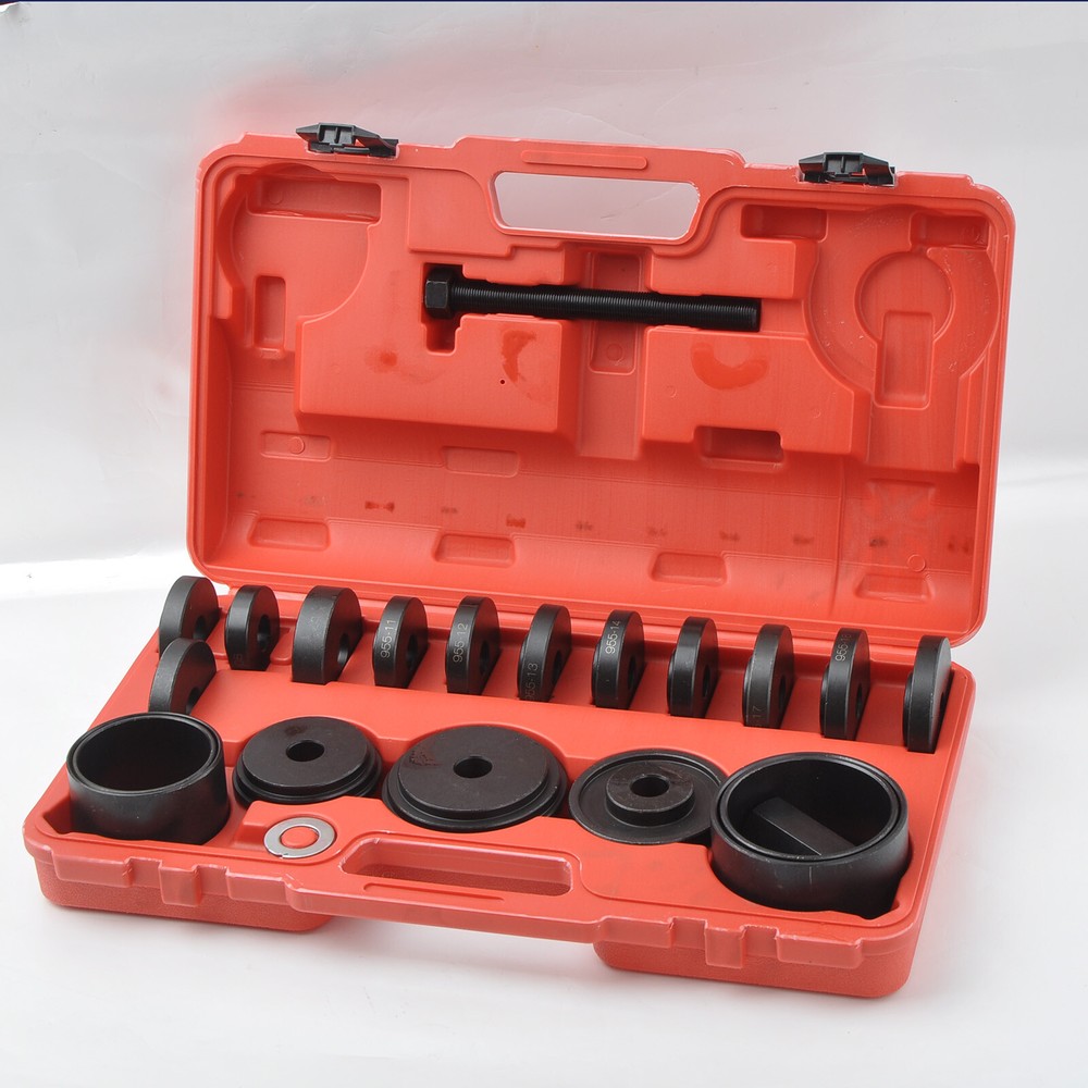 23PC Front Wheel Drive Bearing Adapter Puller Press Replacement Installer Set