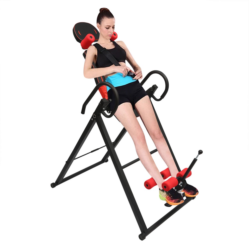 Inversion Table Heavy Duty Hang Upside Down Gravity Back Therapy Pain Relief NEW
