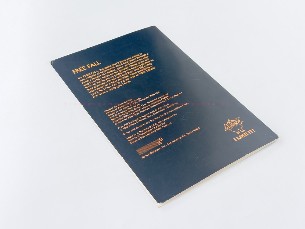 Free Fall - Sirius Software - 1982 / Apple II