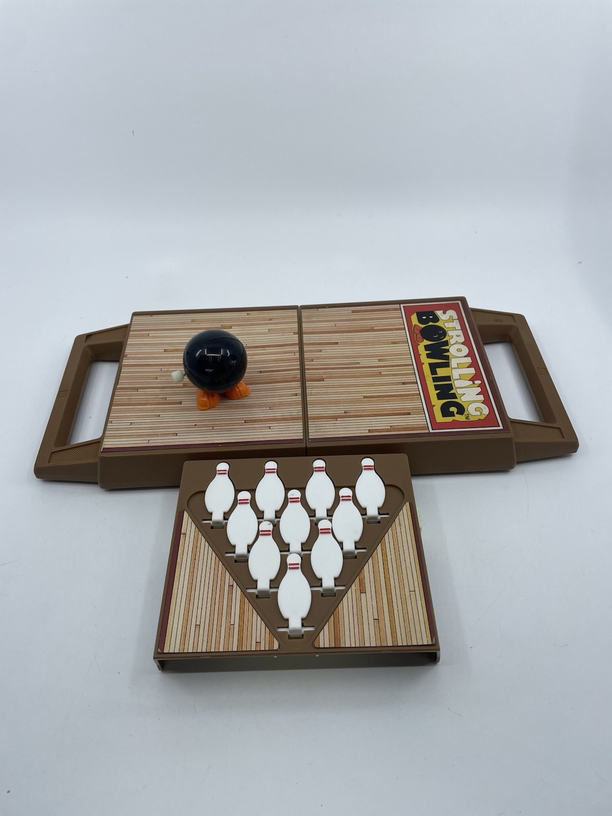 Vintage 1980 Tomy Strolling Bowling Wind Up Game, Ball Is Not Working