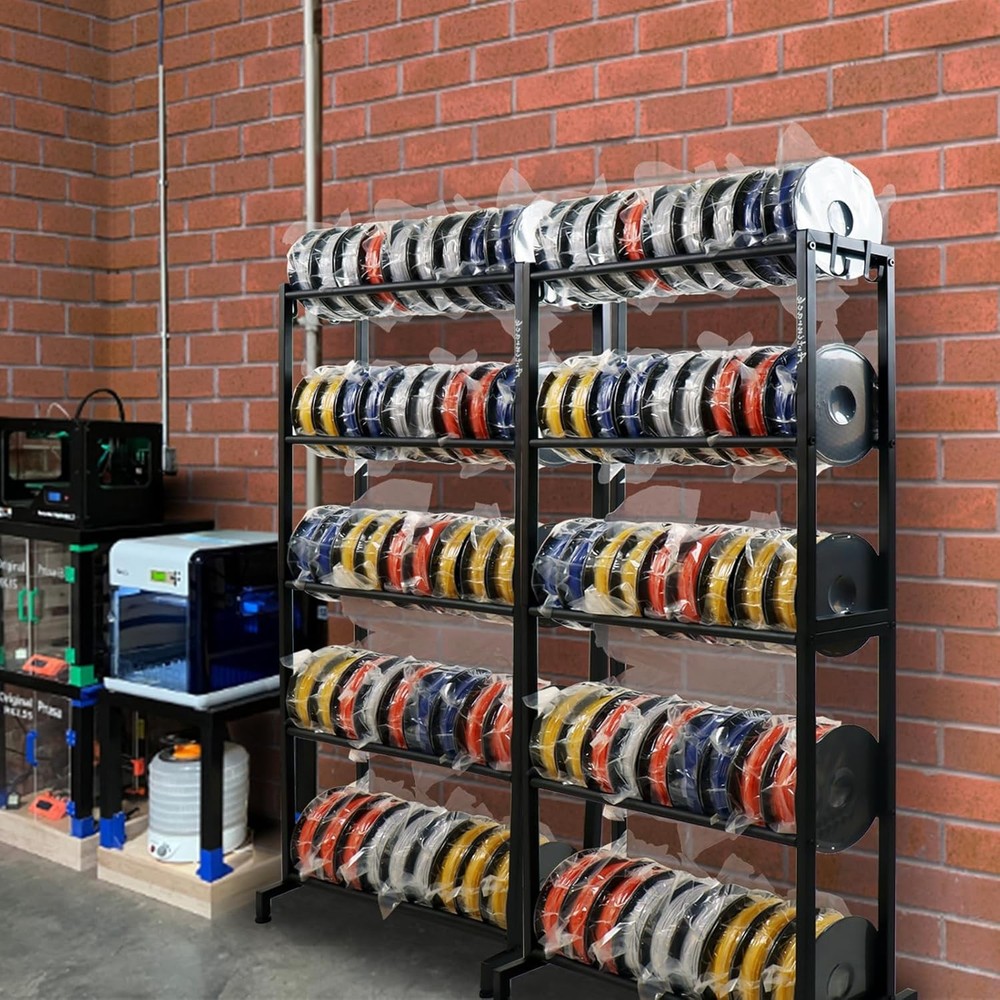 5 Tier 3D Printer Filament Rack Heavy Duty