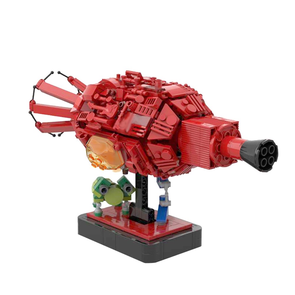 MOC Red Dwarf and Starbug Sci-Fi Spaceship Model Building Set 497 Pcs