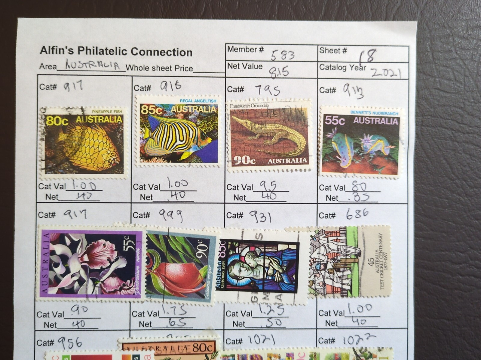 APC W5737 Australia used $150 scv on circuit sheets all identified