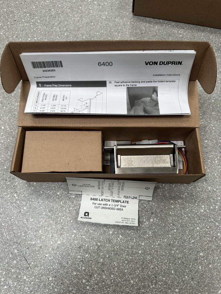von duprin 6400 US32D 12/24 VDC
