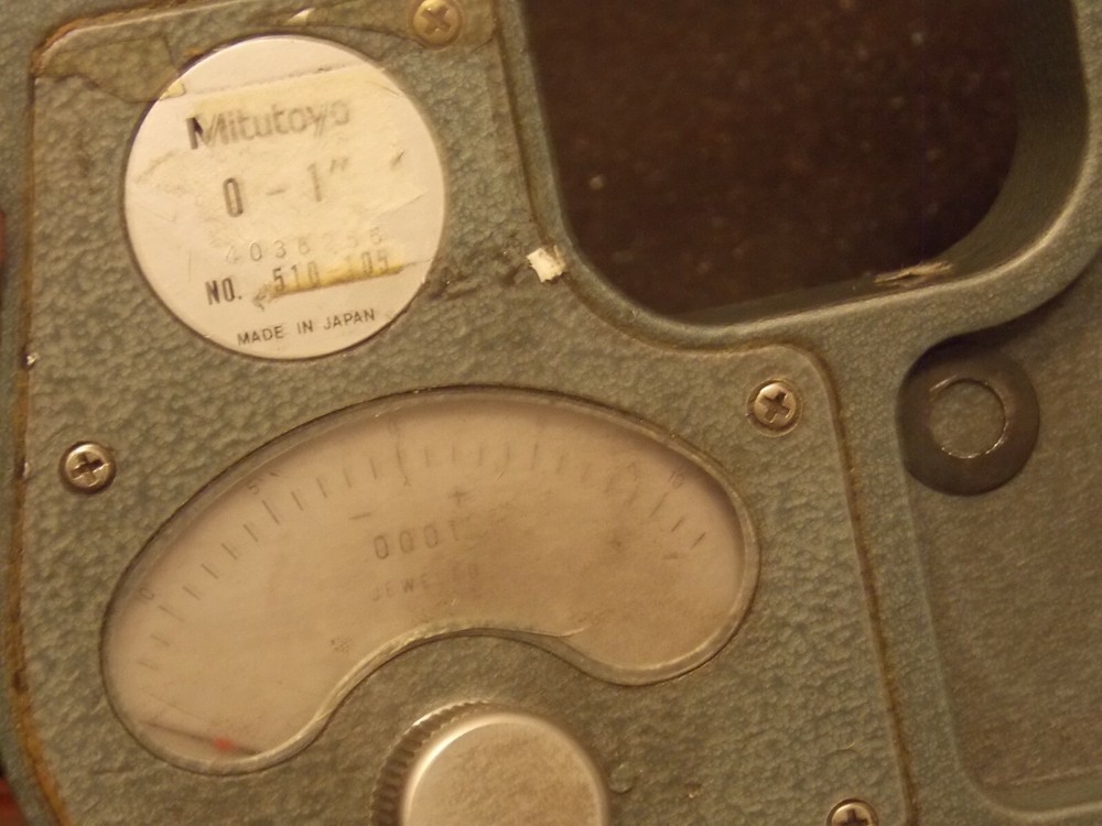 FOWLER 0-1” 1-2" .0001” INDICATING MICROMETER COMPARATOR Mitutoyo Case Choose