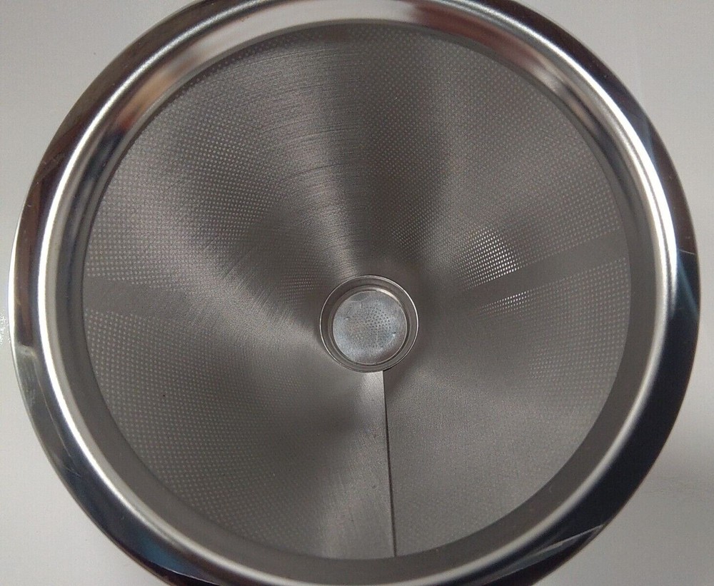 NEW ~ Stainless Steel Pour Over Coffee Maker/Dripper - 2 Layer Filter