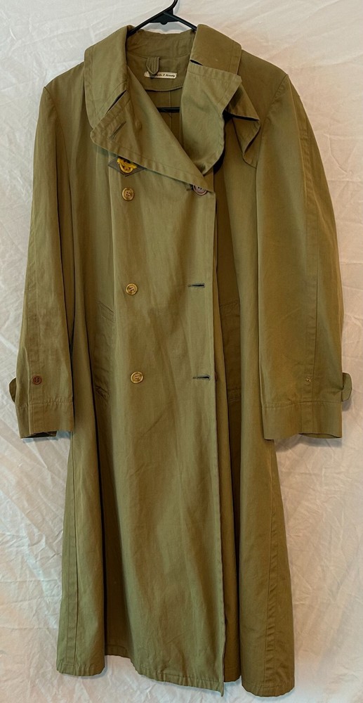 WWII Named US Army WAC Rain Coat