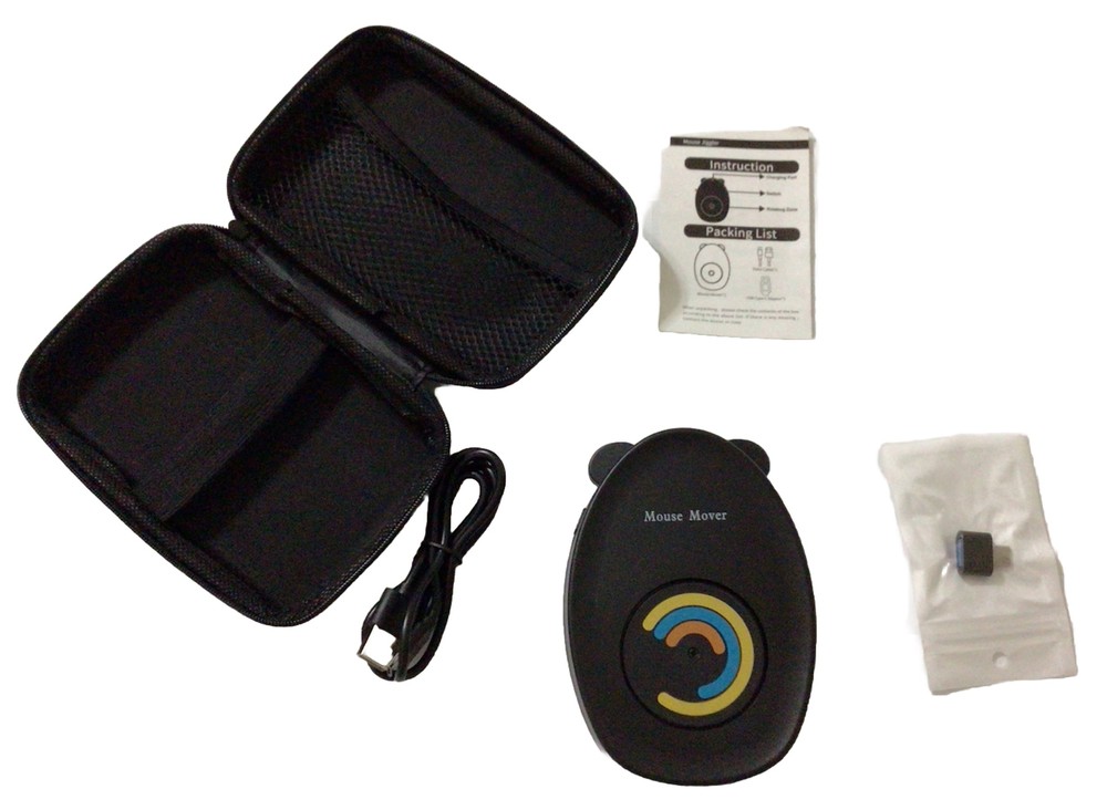 Mouse Mover Jiggler with Button Virtual Mouse Mover for Computer Awakening