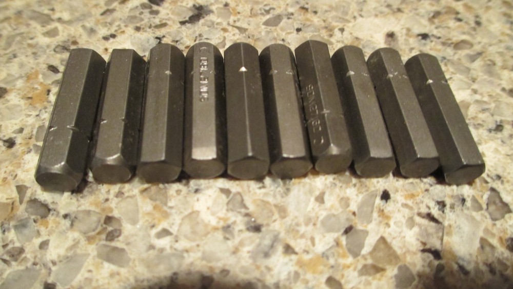 10, Snap On SDM2716D, 1/4" Hex Bits