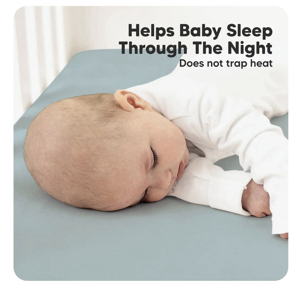 2-Pack Mini Crib Sheets Fitted - 28x52 Pack N Play Sheets Toasty
