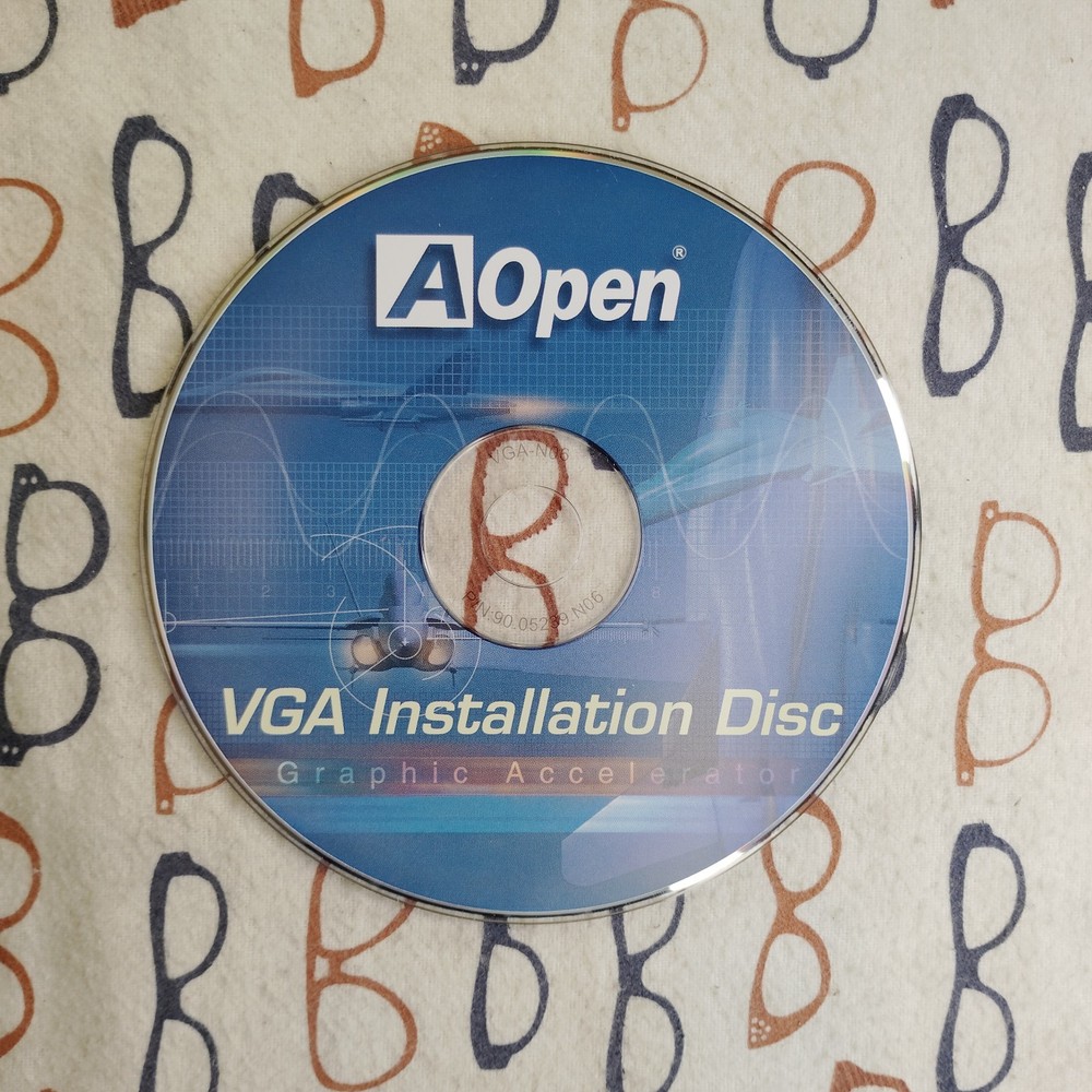 AOpen Graphic Accelerator VGA Installation Disc Only