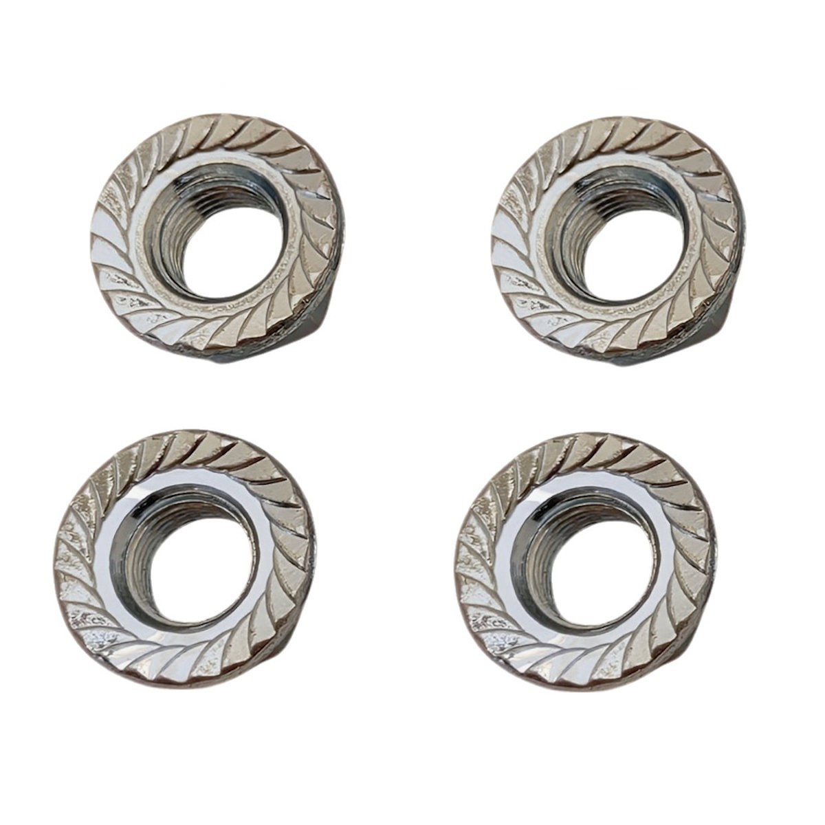 Ford C4 C6 FMX Torque Converter Nuts 3/8" x 24 SAE Locking Flange (4 pack)