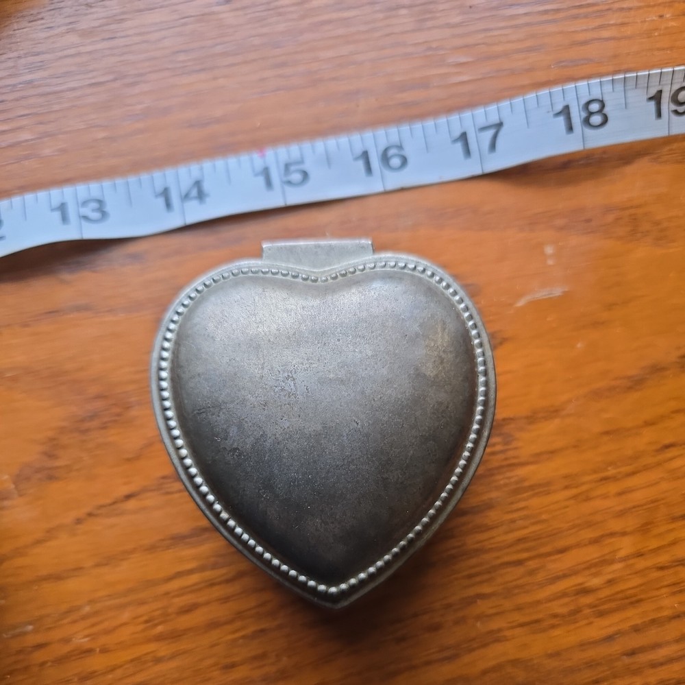 Ornate Silver-Plated Vintage Lidded Trinket Boxes Lot Of 5