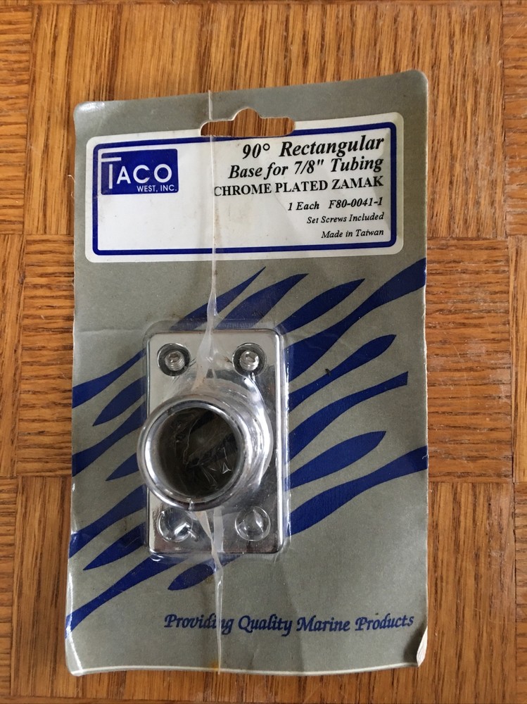 90 DEGREE RECTANGULAR BASE FOR 7/8” TUBING