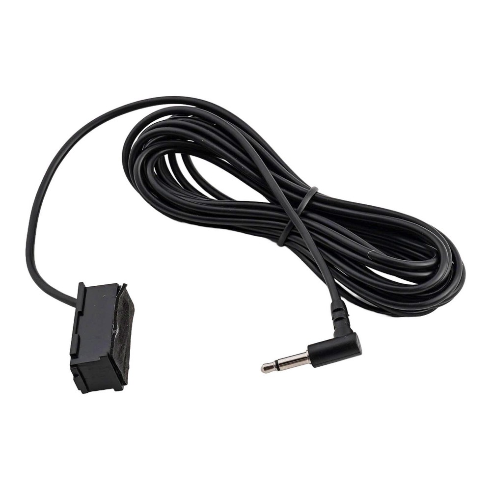Black Car Audio Microphone 3.5mm Stereo Plug Wired External Microphone For Seat
