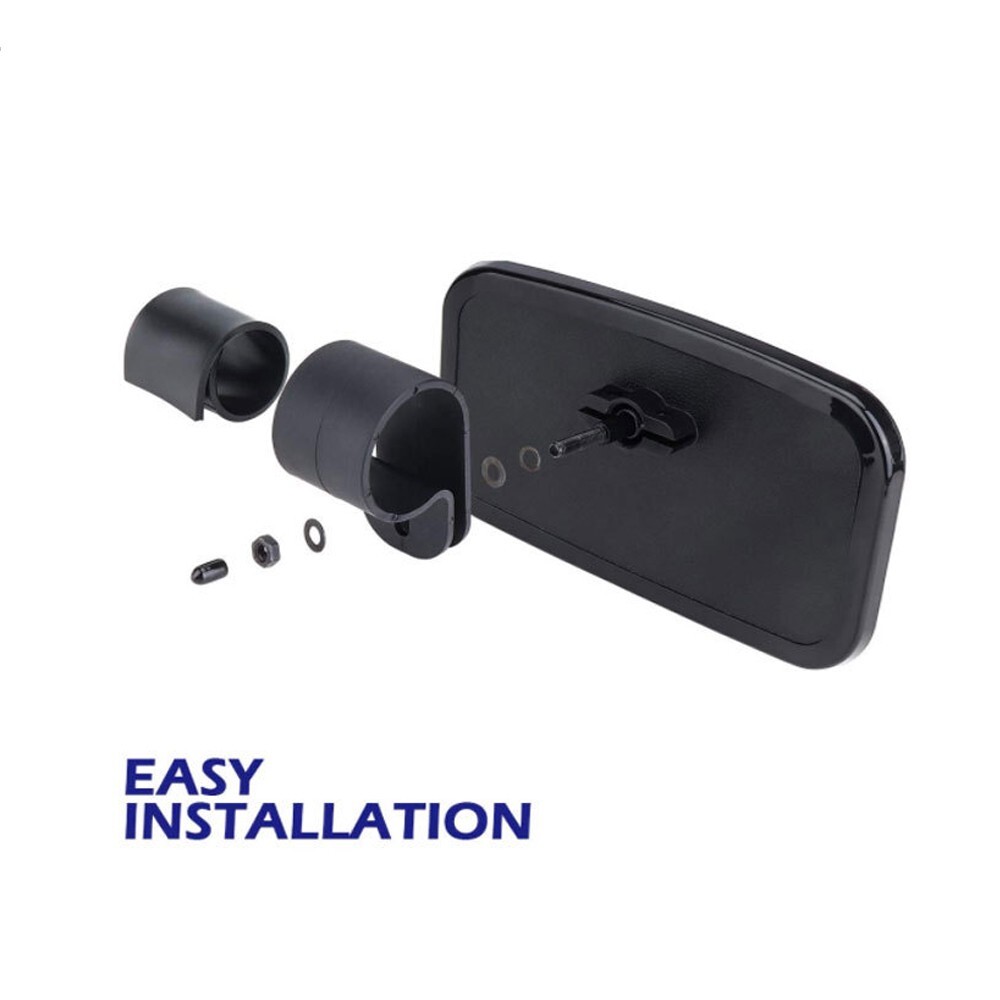 UTV Rear View Center Mirror for 1.5"-2" Polaris RZR Honda Talon Yamaha Kawasaki