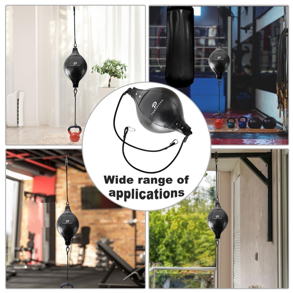 Double End Boxing Speed Bag Double End Punching Speed Bags for Boxing Reactio...