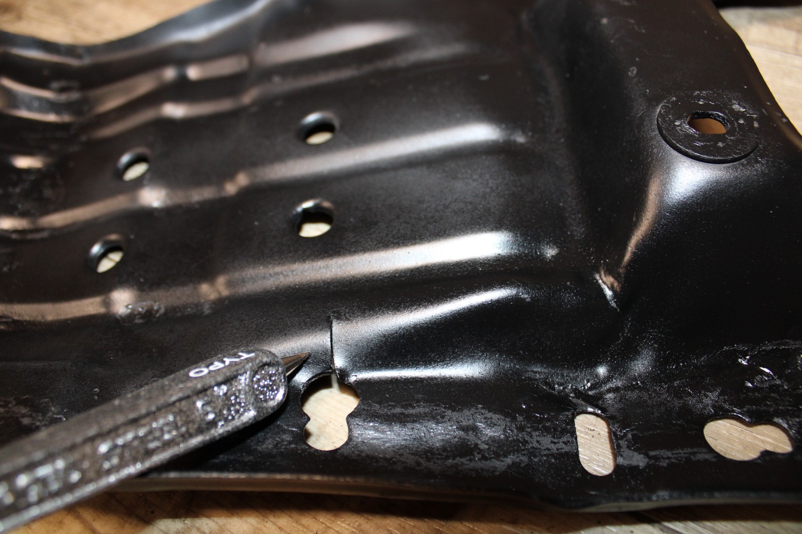 1985 Honda ATC250R Rear Skid Plate OEM