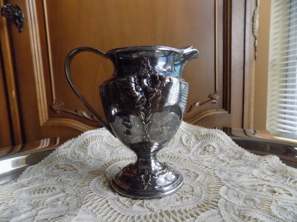 VTG Holmes & Edwards Tea Coffee Set Silver Plated International Silver Co RARE