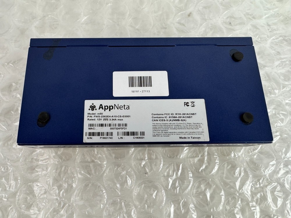 AppNeta M50 Fanless Gigabit OPNsense Firewall Intel Atom Quad Core