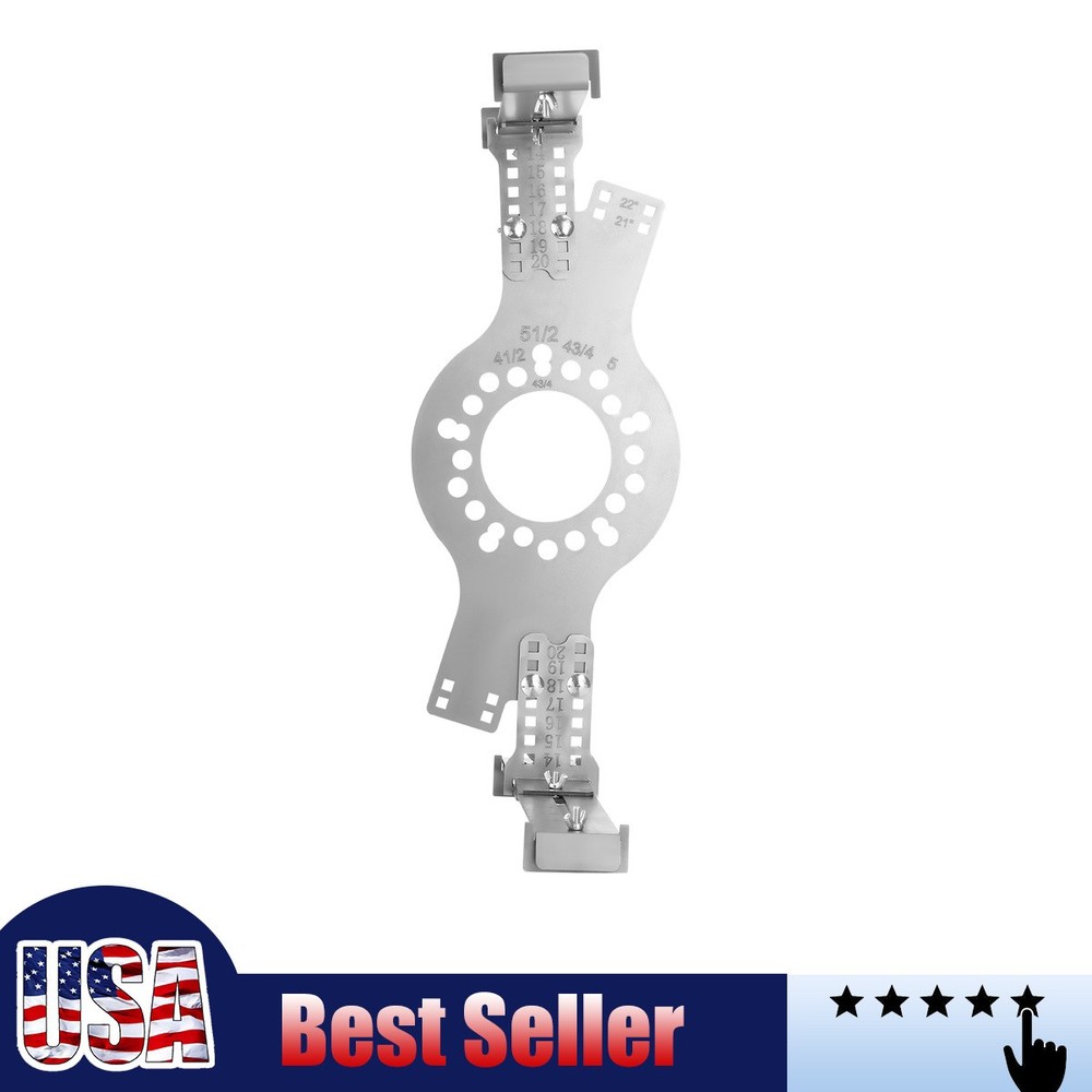 Wheel Fitment Simulator Tool 5-Lug Pattern New Silver 14"-20"
