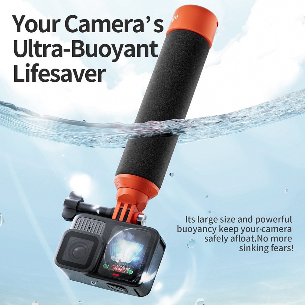 Efficient Floating Handle for Action Cameras with Enhanced Security Design