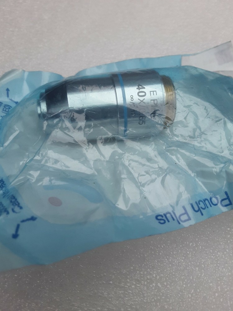 E Plan 40x /0.65 Microscope Objective Lens (Spring) Plan40 by AmScope