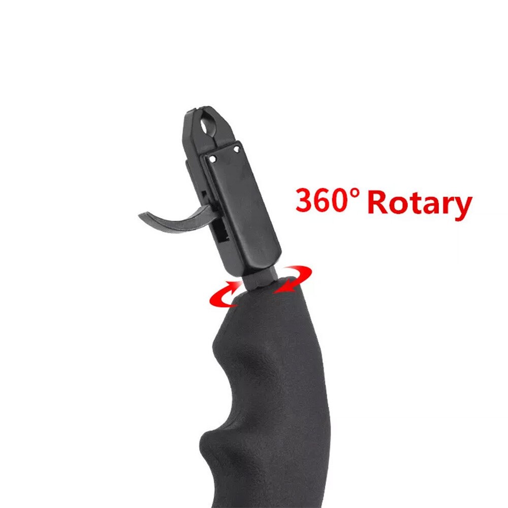 Archery Release Aid Handle Thumb Caliper + 3m D Loop String + 4pcs Copper Buckle