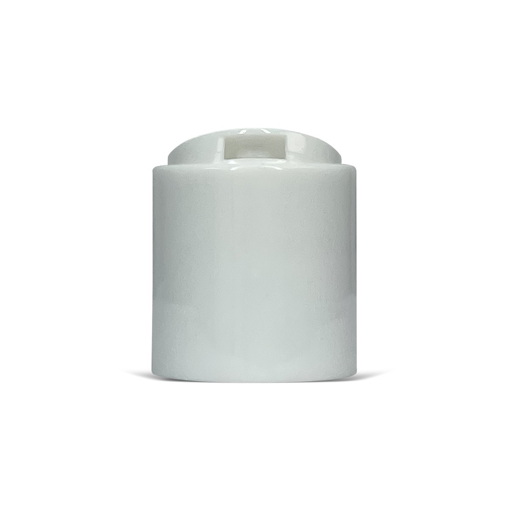 24/410 Smooth WH Easy Open Disk Cap -Unlined- 200 units-$ 0.05 each