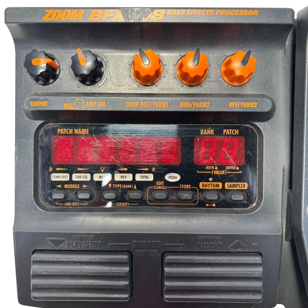 Zoom BFX-708 Bass Effects Processor Pedal