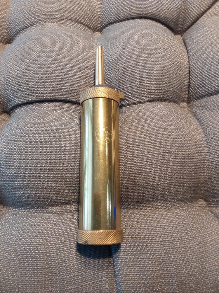 CVA MuzzleLoaders Black Powder Flask  5 oz  Brass Powder Flask Range Model