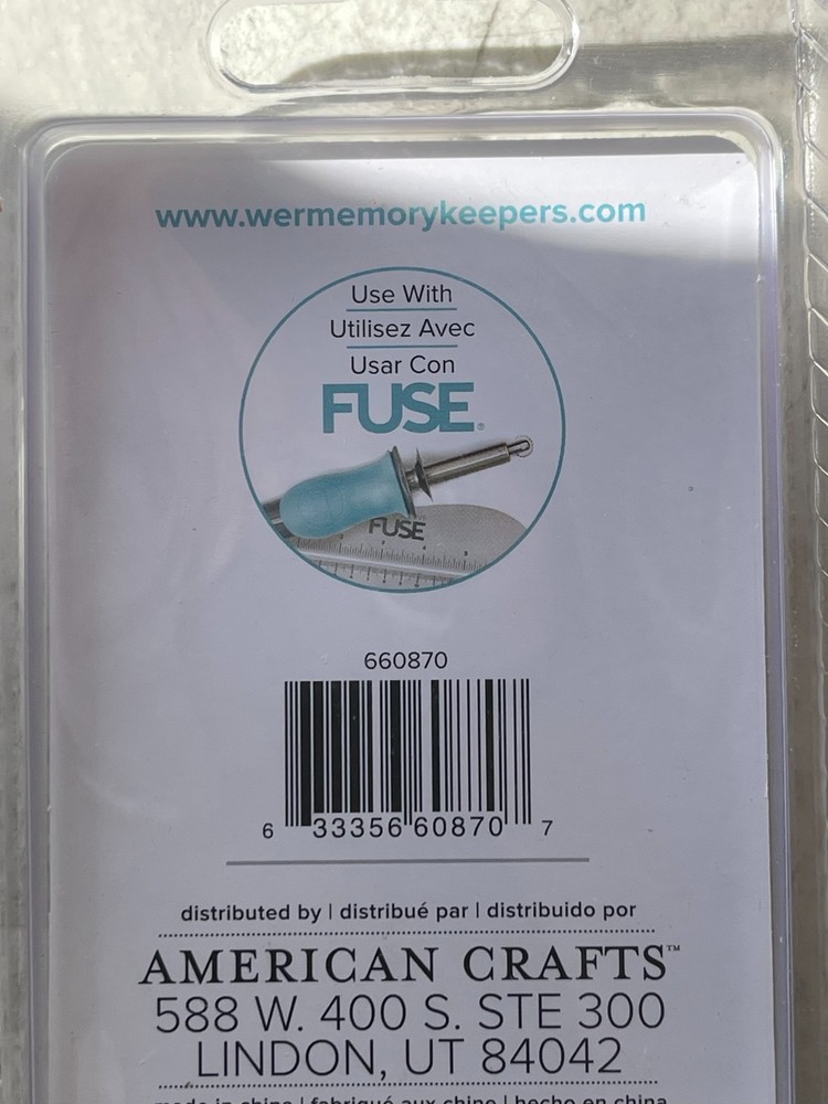 We R Memory Keepers FUSE Tool Decorative & Cutting Tips Accessory Pack 660870