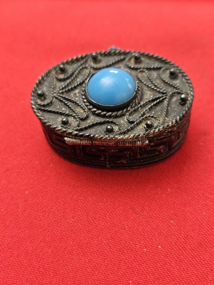 .900 Petite Silver Jewelry/Pill Box
