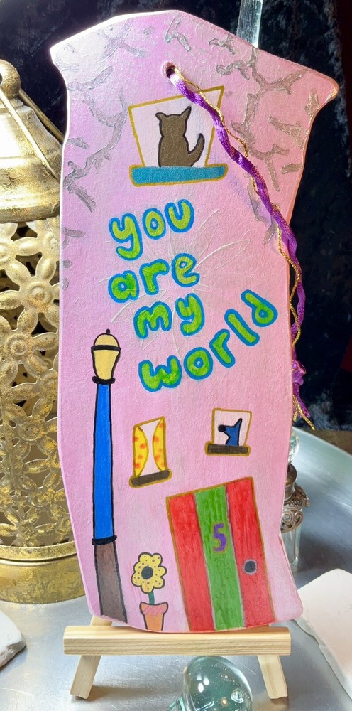 Wooden Hand Painted Keepsake Message Board, With Easel , Special Gift