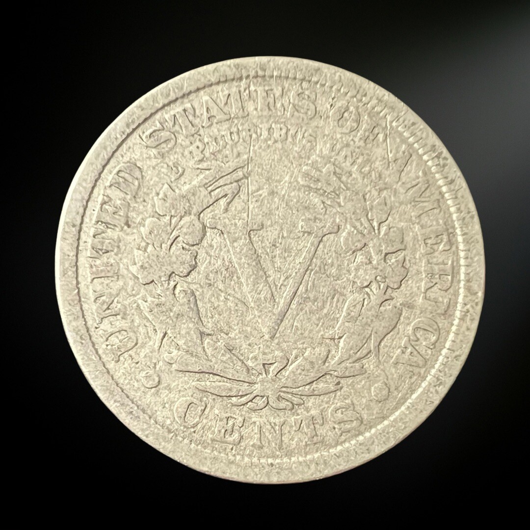 1911 P Philadelphia Liberty V Nickel G/VG+