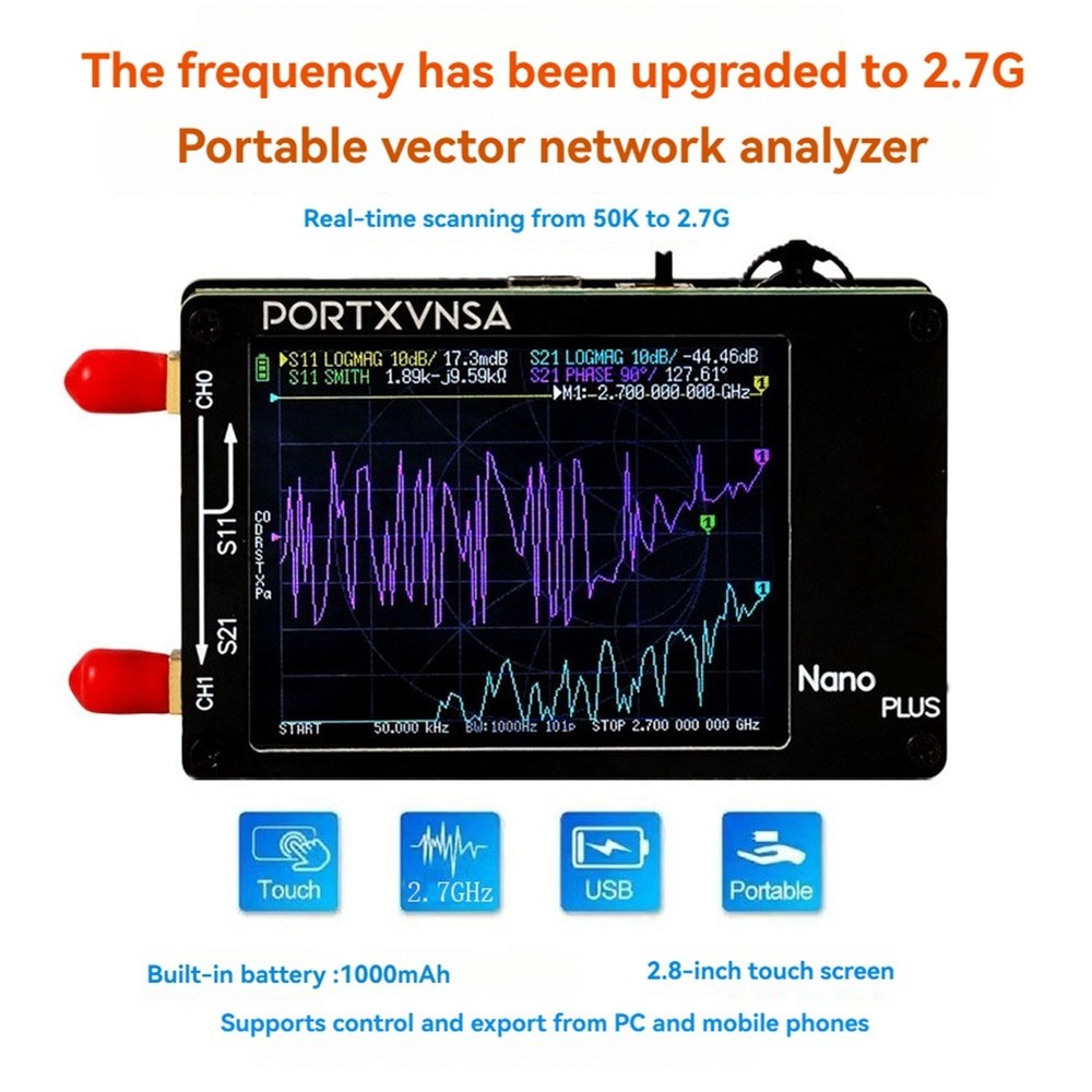 For Handheld Spectrum Analyzer 50KHz-2.7GHz Vector Antenna9269