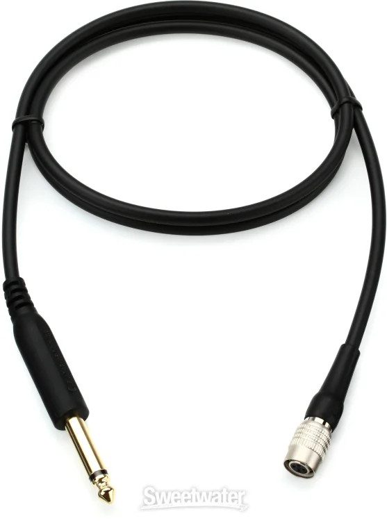 Audio-Technica AT-GcW Guitar Cable for Wireless Bodypack Transmitters