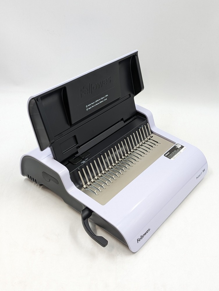 Pulsar E 300 Electric Comb Binder Machine W/ Starter Pack (5216701) White