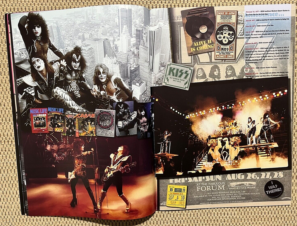 KISS Monster MonsterTour 2013 Tour book Program Kruise Ad Discography Demon Gene