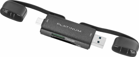 Platinum USB-C/USB 3.2  Memory Card Reader Laptop Mac PC desktop iPhone 17 16 15