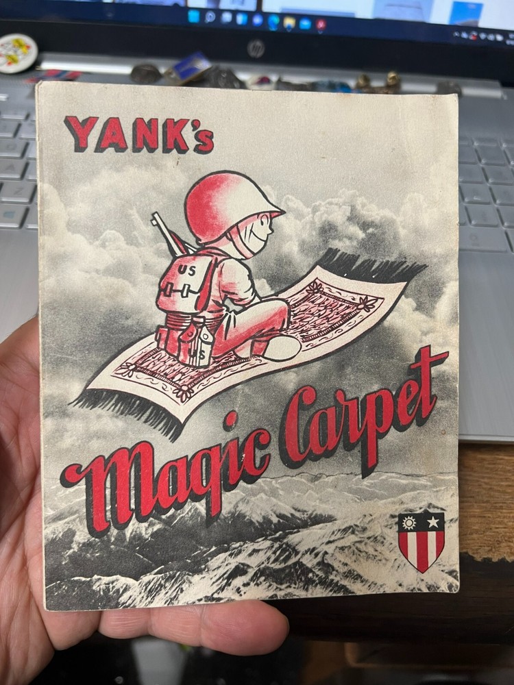 WW2 YANKS MAGIC CARPET CBI handbook of information for soldiers