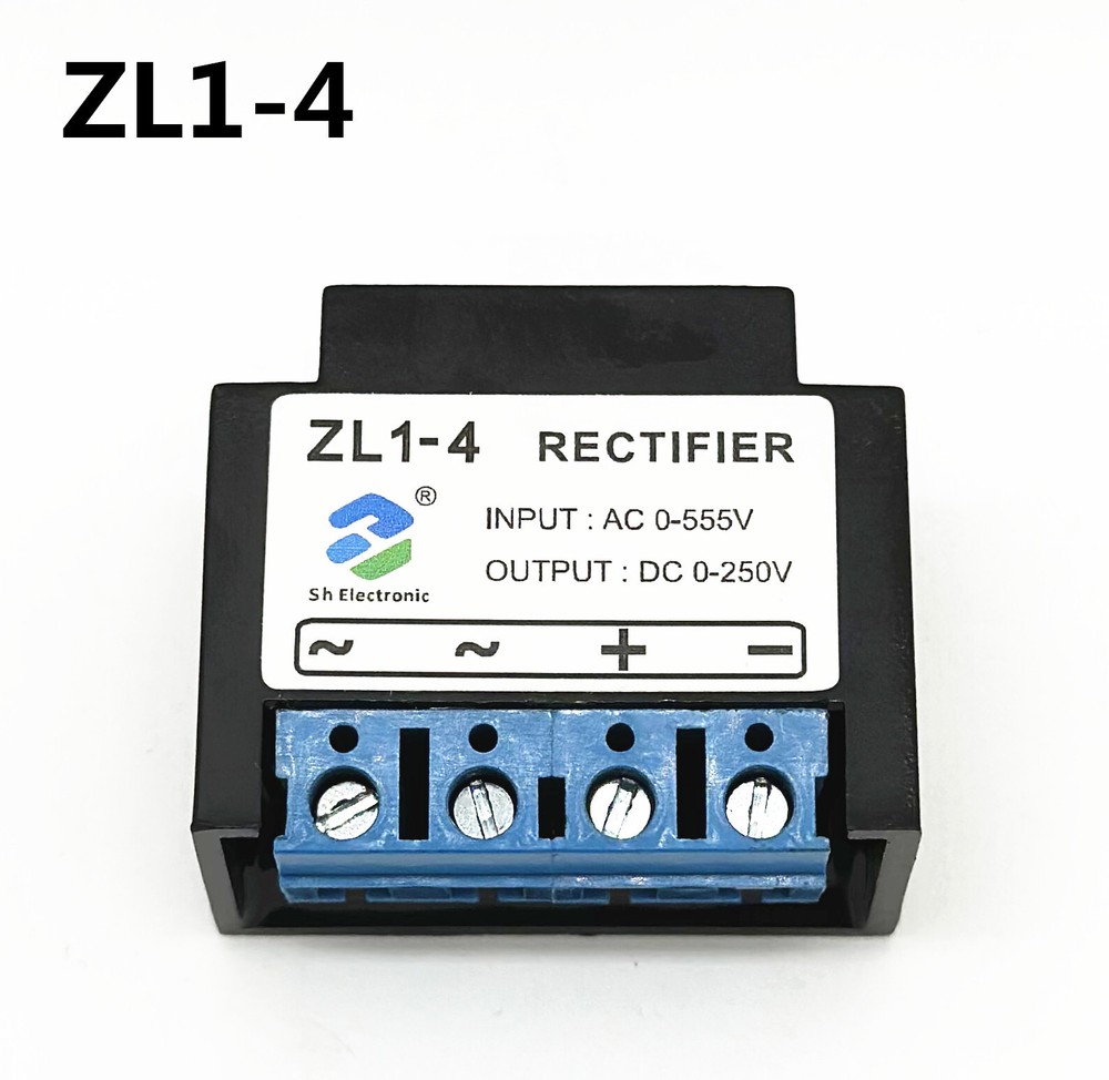 Rectifier ZL1-4 Brake Rectifier Input: AC0-555V Output: DC0-250V