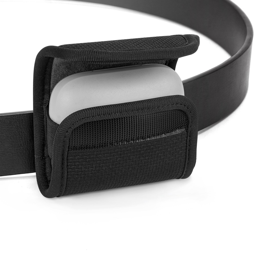 Geekria Earbuds Pouch with Belt Loop Compatible with Skullcandy Push Active