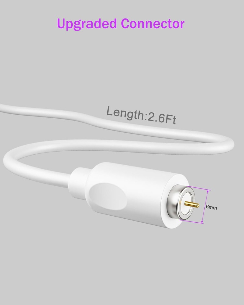 Magnetic Charging Cables, Replacement USB DC Charger Cable, Adapter...