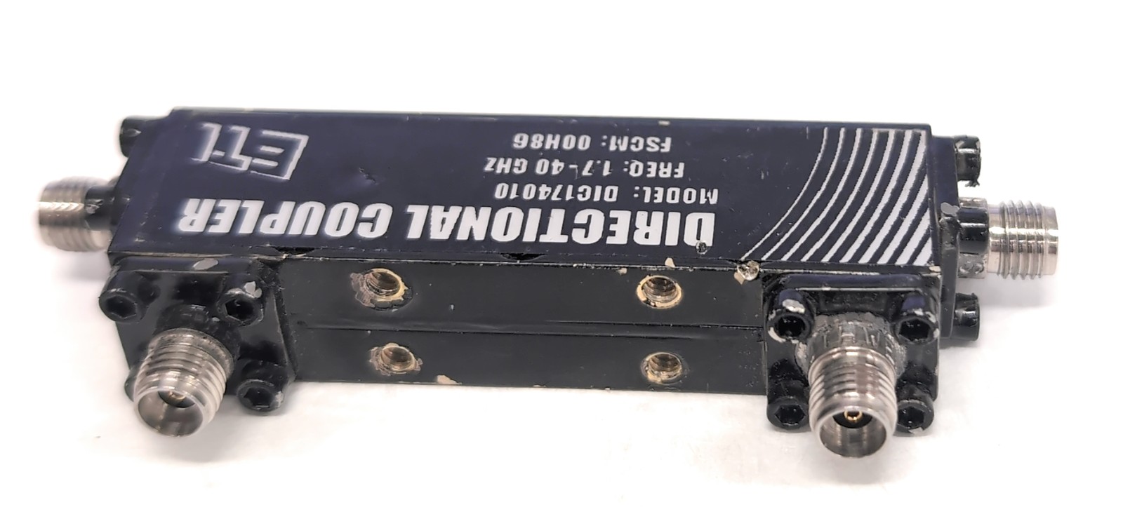 ET Industries 1.7 - 40Ghz Stripline Directional Coupler 10dB 2.92mm DIC174010