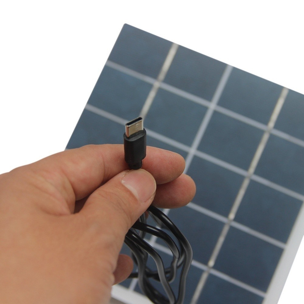 4W 5V Solar Charging Panel for Security and Portable Device Power Supply