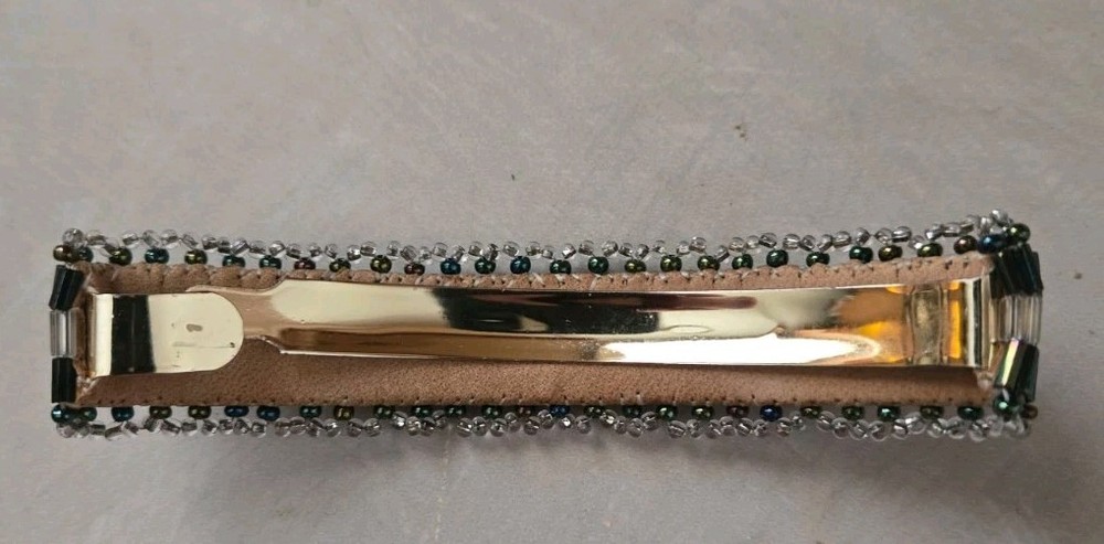 Hand Beaded Barrette Multicolor Pretty