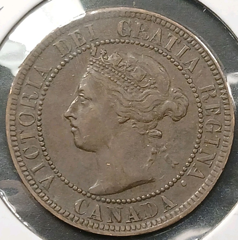 1901 Canada Queen Victoria Large Cent #5
