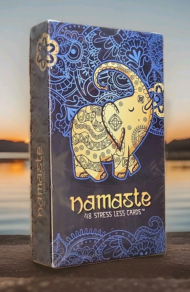 Namaste Stress Less Cards – 48 Mindfulness Exercises & Affirmations
